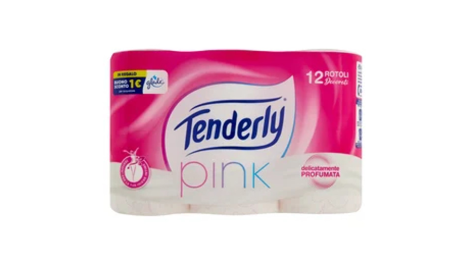 Tenderly pink Rotoli Decorati 12 pz