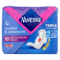 Nuvenia comfort & protezione Sottile Night+ con Ali 10 pz