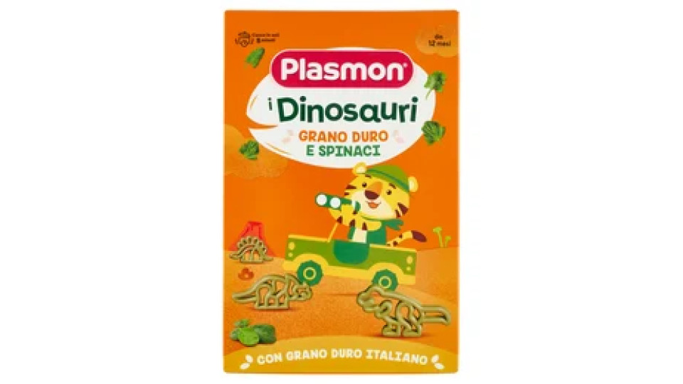 Plasmon i Dinosauri Grano Duro e Spinaci 250 g