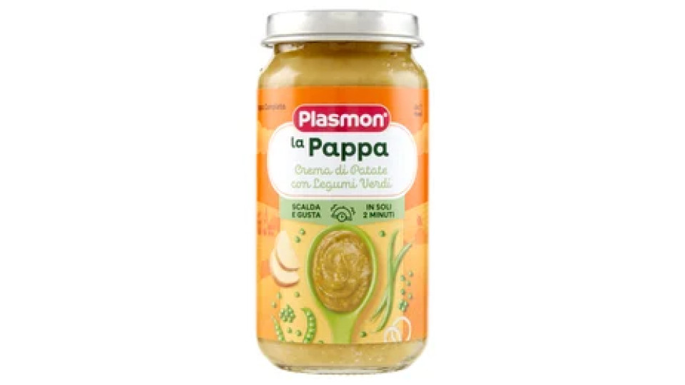 Plasmon la Pappa Crema di Patate con Legumi Verdi 200 g