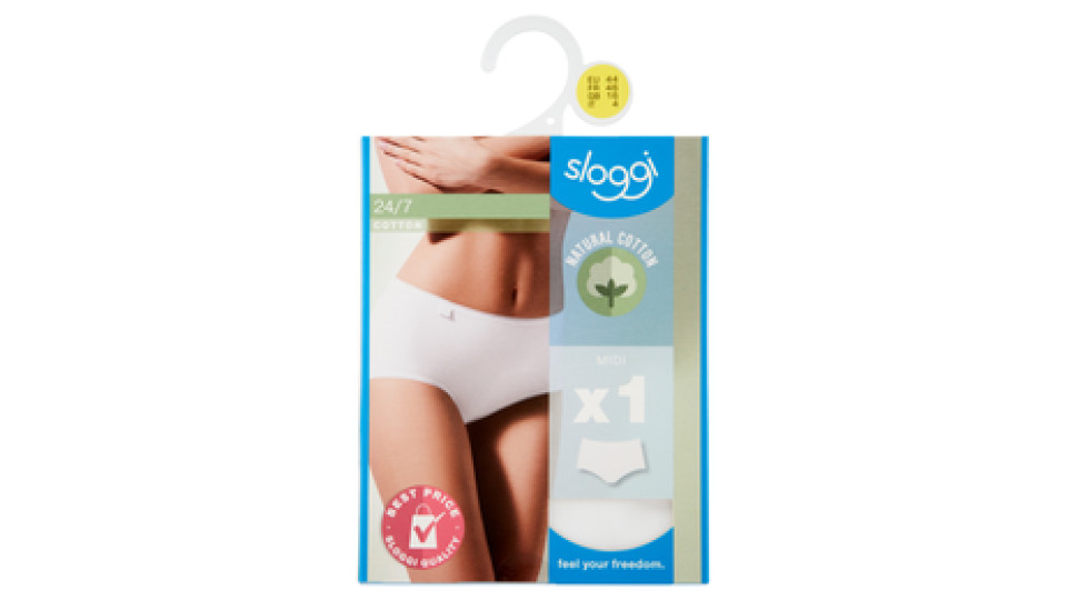 sloggi 24/7 Cotton Midi tg. 5 White 1 pz