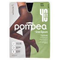 pompea Azione Riposante Collant velato opaco azione riposante 40 Den 1/2-S Nero