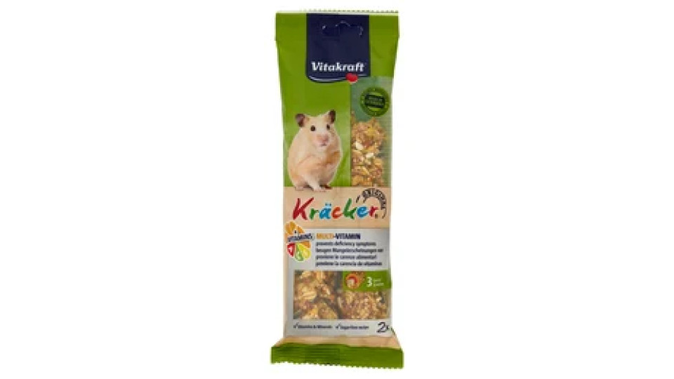 Vitakraft Kräcker Original Multi-Vitamin + Vitamins ACE criceti 2 pezzi 112 g