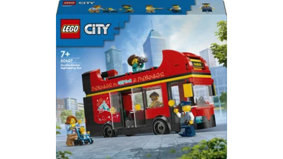LEGO City Autobus turistico rosso a due piani