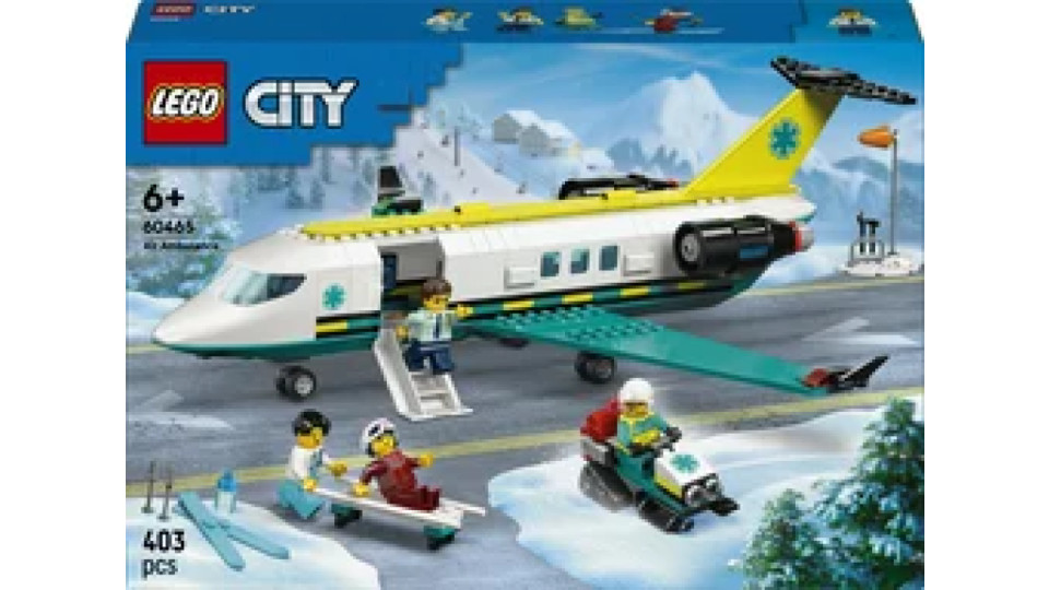 LEGO City Aereo ambulanza di emergenza