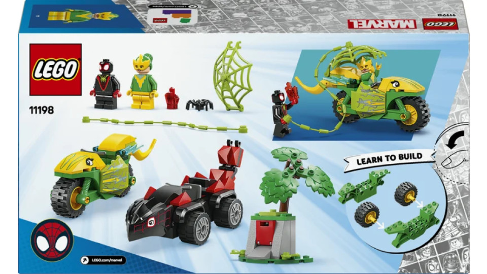LEGO Inseguimento sui dino-veicoli di Spin ed Electro