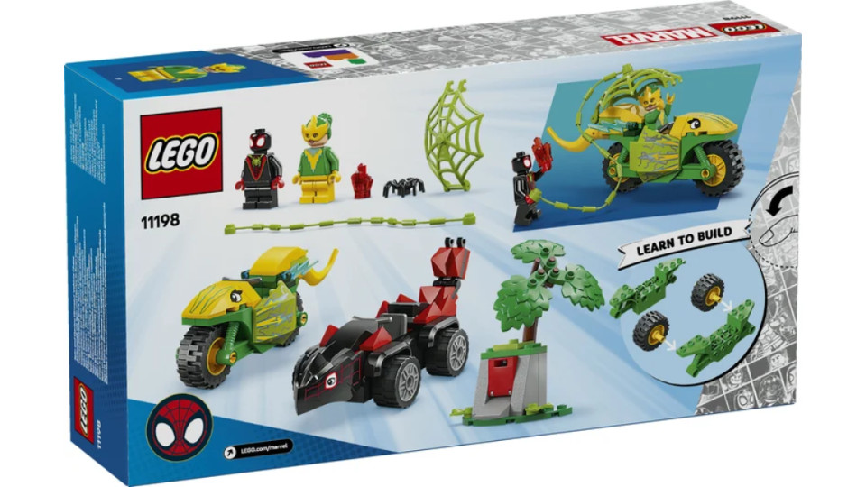 LEGO Inseguimento sui dino-veicoli di Spin ed Electro