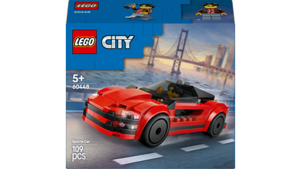 LEGO City Auto sportiva rossa