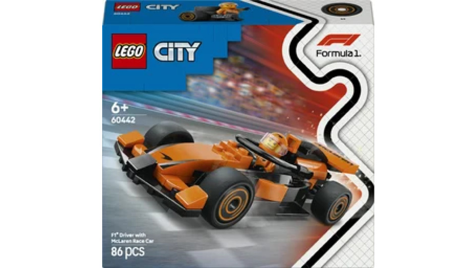 LEGO City Pilota e monoposto McLaren F1®