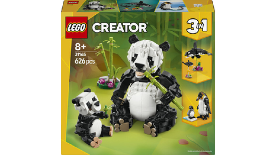 LEGO Creator Animali selvatici: famiglia di panda