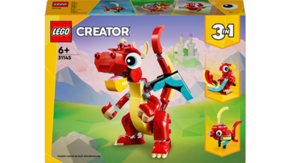 LEGO Creator Drago rosso