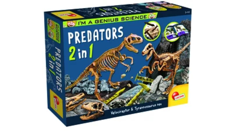 Lisciani I'm a Genius Predators 2 in 1