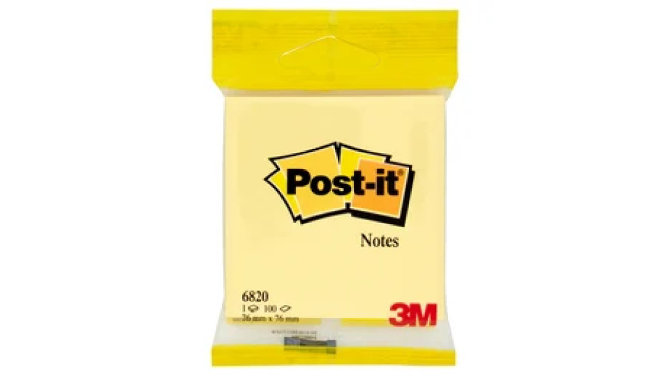 Post-it Notes Giallo 76 mm x 76 mm 100 foglietti 1 pz