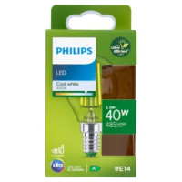 Philips LED Sfera Vetro Filam 40W E14 4000K Non-Dim Classe A