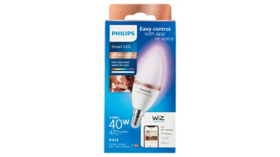 Philips Smart COLOR Candela Smerigliata 40W E14
