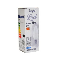 Simpl LED Candela 40W E14 CW