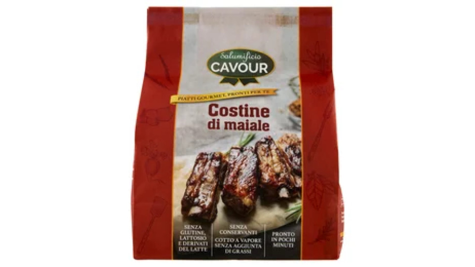 Salumificio Cavour Piatti Gourmet, Pronti per Te Costine di maiale 500 g