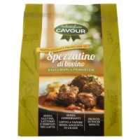 Salumificio Cavour Piatti Gourmet, Pronti per Te Spezzatino di bovino Razza Bianca Piemontese 350 g