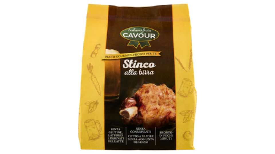 Salumificio Cavour Piatti Gourmet, Pronti per Te Stinco alla birra 650 g