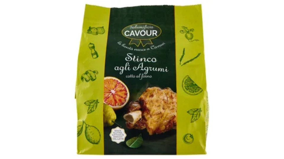 Salumificio Cavour Stinco agli Agrumi cotto al forno 650 g