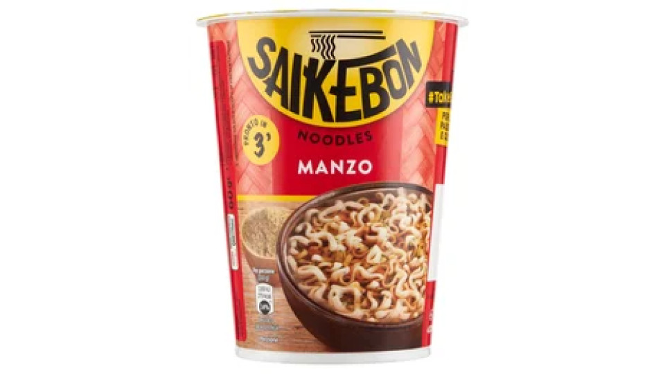 Saikebon Noodles Manzo 60 g