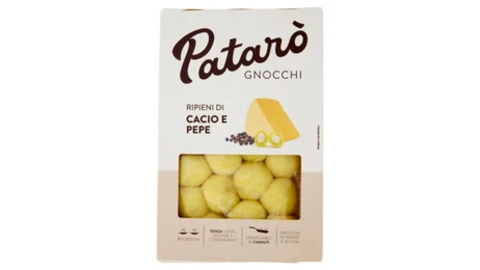 Patarò Gnocchi Ripieni di Cacio e Pepe 400 g