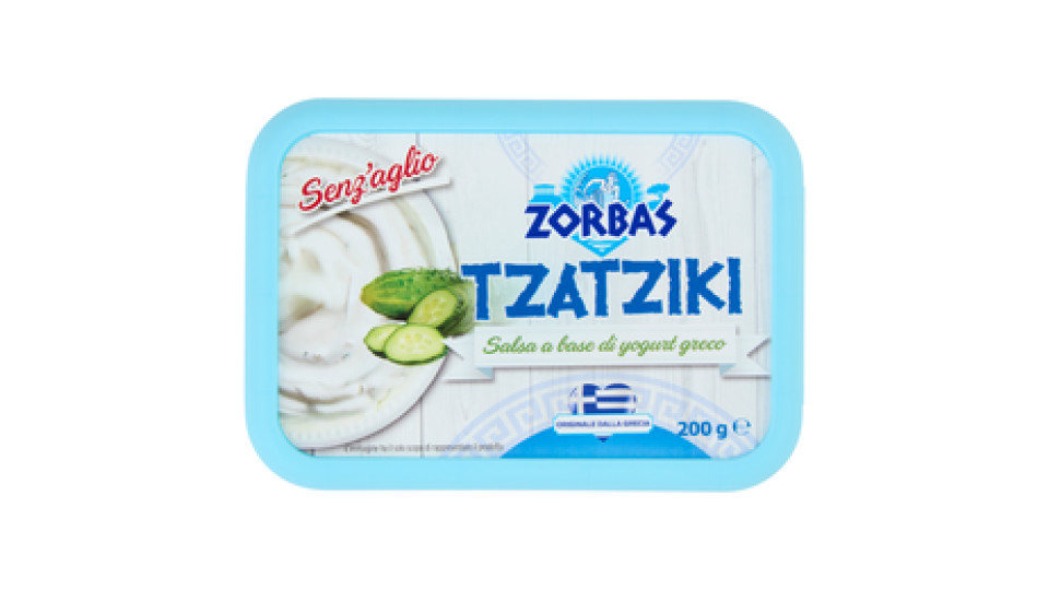 Zorbas Tzatziki Senz'aglio 200 g
