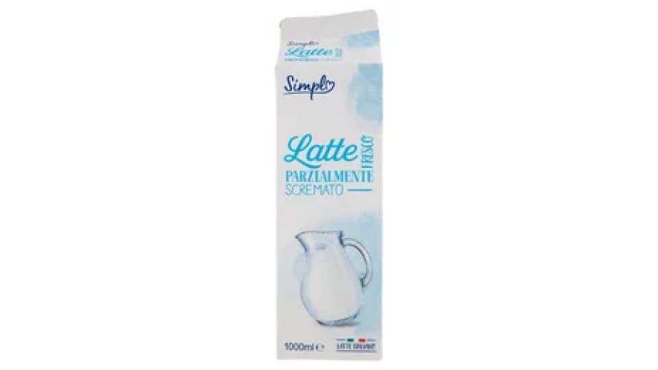Simpl Latte Parziamente Scremato Fresco 1000 ml