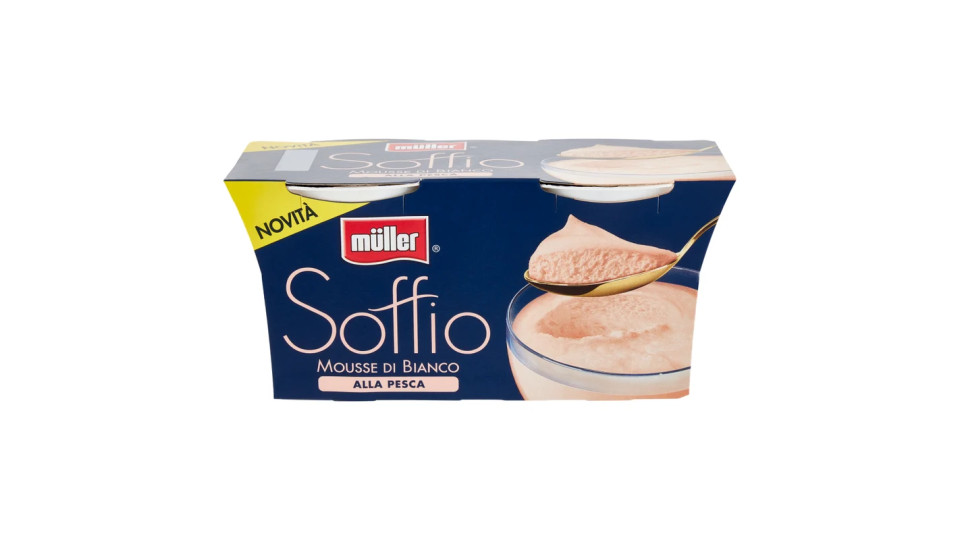 müller Soffio Mousse di Bianco alla Pesca 2 x 95 g