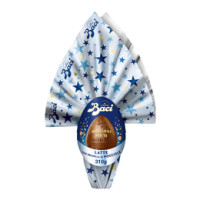 Uovo di Pasqua Cioccolato al Latte Messaggi Incisi con Nocciole e 4 Cioccolatini 310g