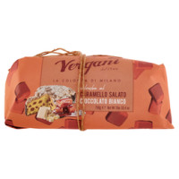 Vergani Colomba di Milano al Caramello Salato e gocce di Cioccolato Bianco 750 g