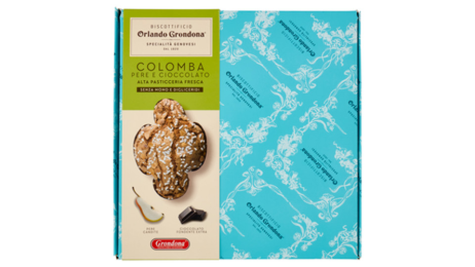 Orlando Grondona Colomba Pere e Cioccolato 750 g