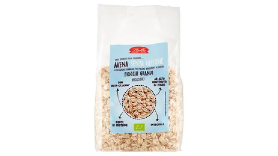 Stella Avena Senza Glutine Fiocchi Grandi Biologici 400 g