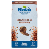 Rigoni di Asiago Natù Senza Zuccheri Aggiunti° Granola Avena e Cacao bio 250 g
