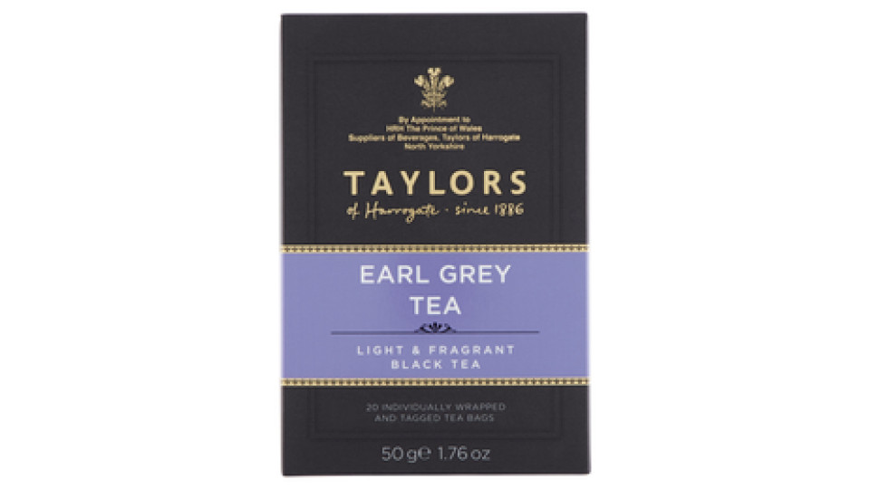 Taylors of Harrogate Earl Grey Tea 20 Tea Bags 50 g
