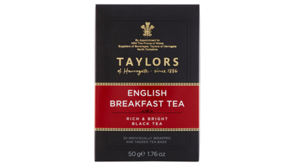 Taylors of Harrogate English Breakfast Tea 20 Tea Bags 50 g