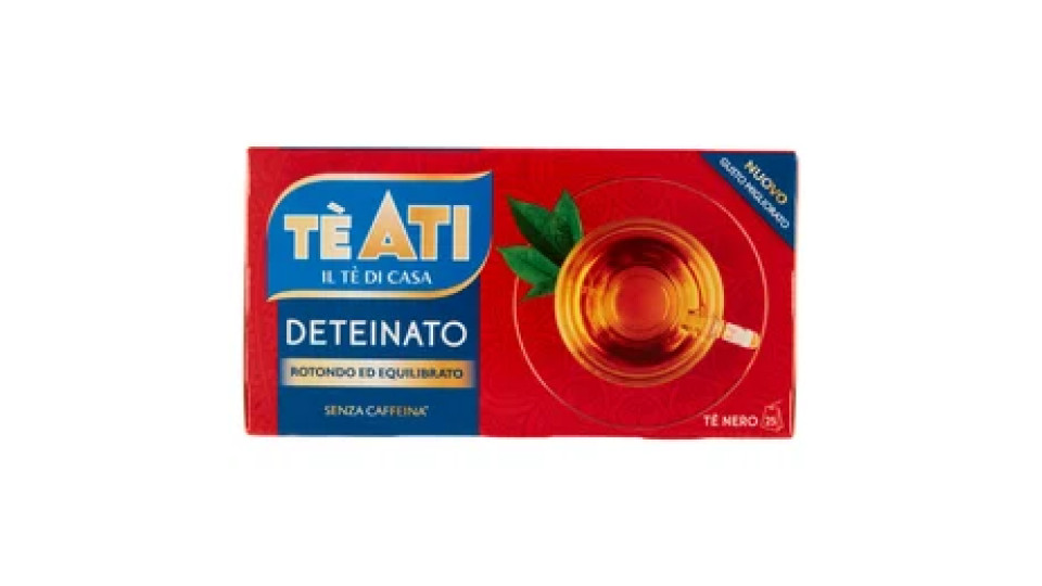 TèAti Deteinato Tè Nero 25 x 1,8 g