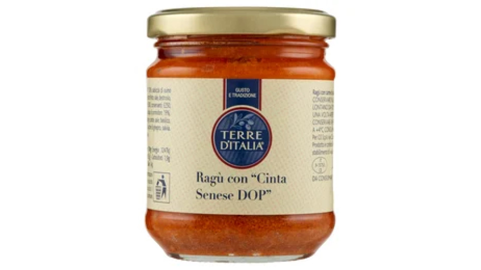 Terre d'Italia Ragù con "Cinta Senese DOP" 200 g