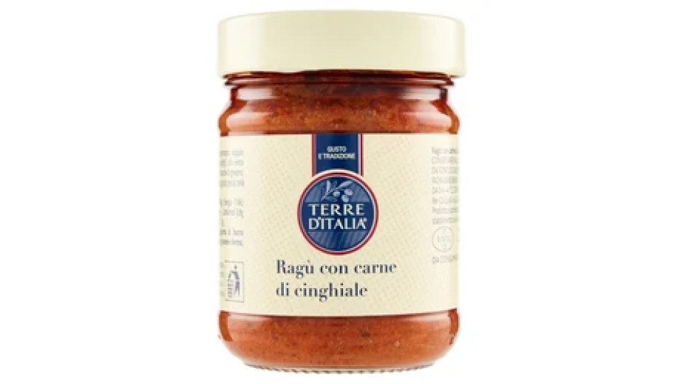 Terre d'Italia Ragù con carne di cinghiale 200 g