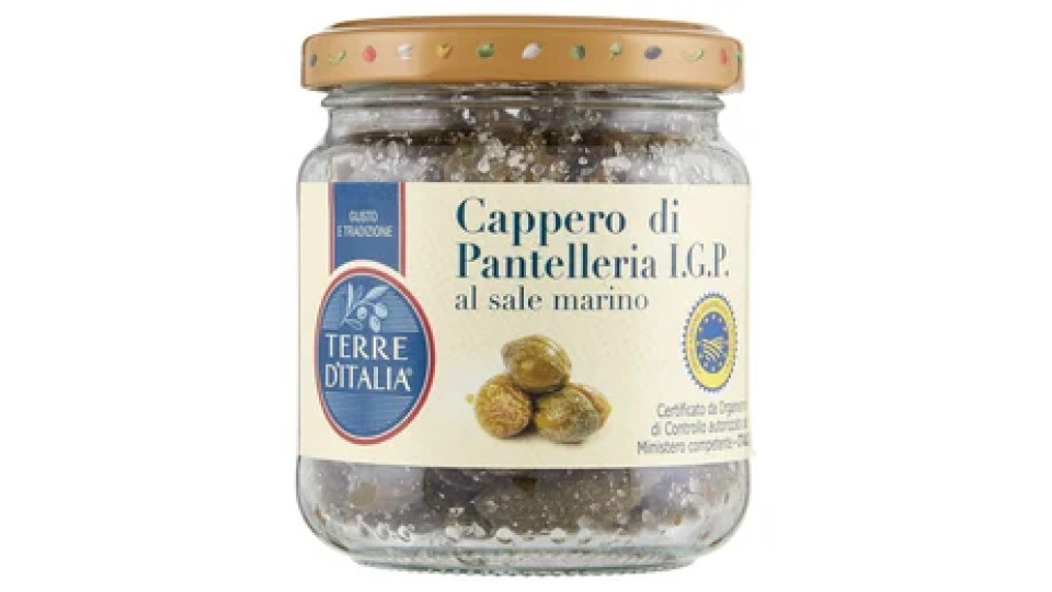 Terre d'Italia Cappero di Pantelleria I.G.P. al sale marino 130 g