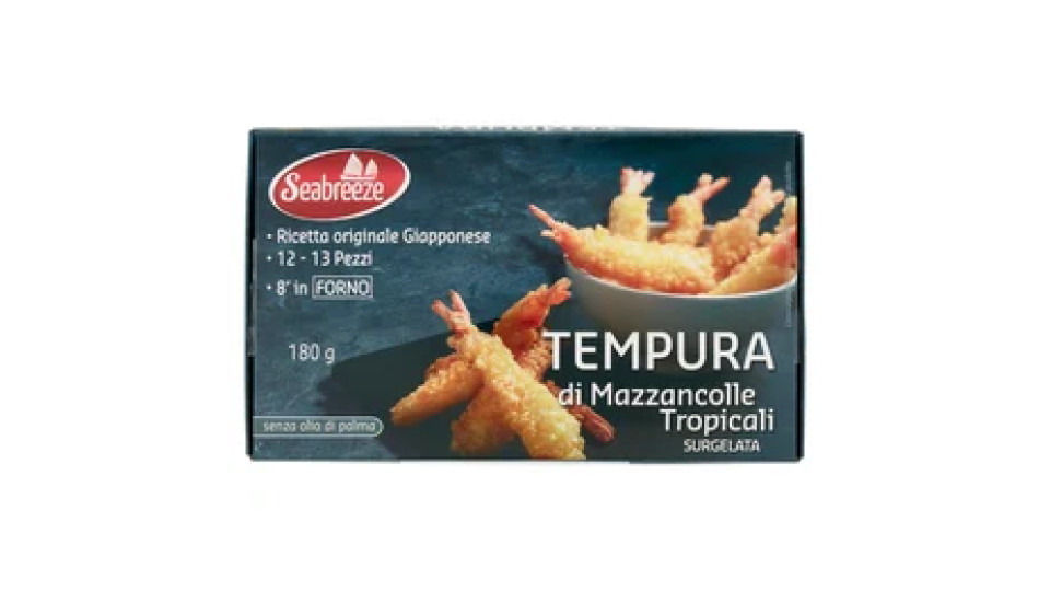 Seabreeze Tempura di Mazzancolle Tropicali Surgelata 180 g