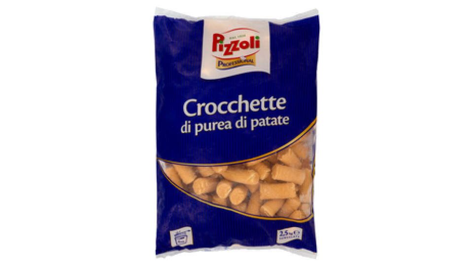 Pizzoli Professional Crocchette di purea di patate Surgelate 2,5 kg