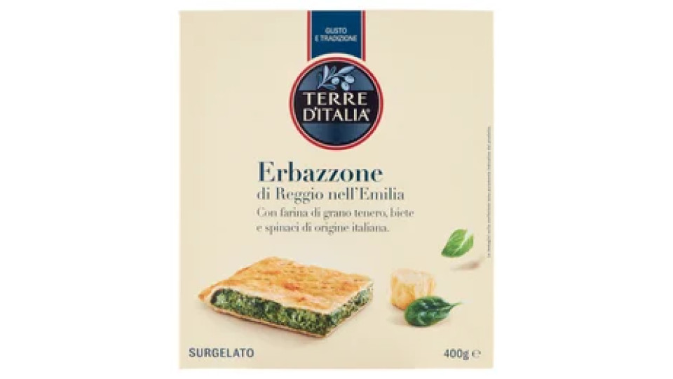 Terre d'Italia Erbazzone di Reggio nell'Emilia Surgelato 400 g