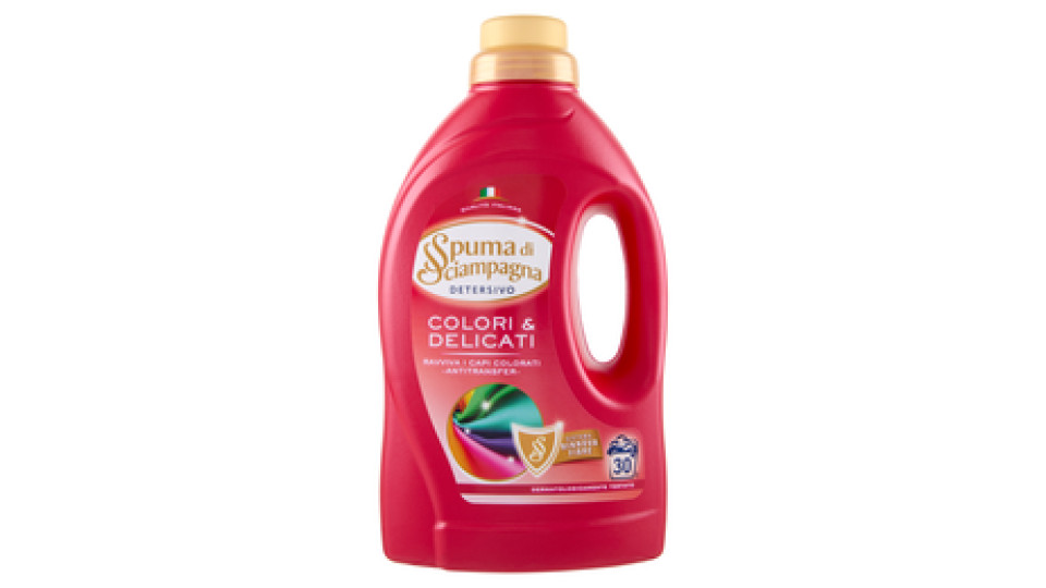 Spuma di Sciampagna Detersivo Colori & Delicati 1350 ml