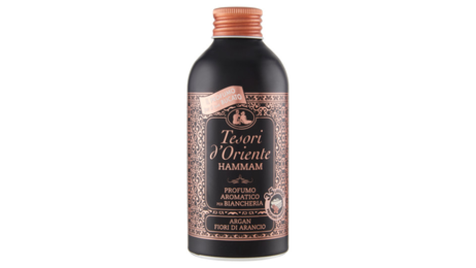 Tesori d'Oriente Hammam Profumo Aromatico per Biancheria Argan Fiori di Arancio 250 ml