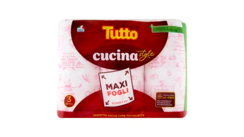 Tutto cucina style 3 pz
