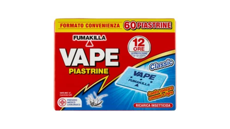 VAPE Piastrine Classic 60 pz