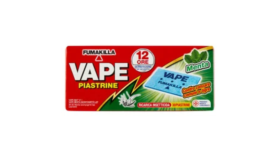 VAPE Piastrine Menta 30 pz