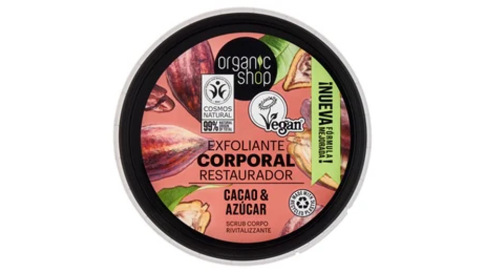 organic shop Scrub Corpo Rivitalizzante Cacao & Azùcar 250 ml