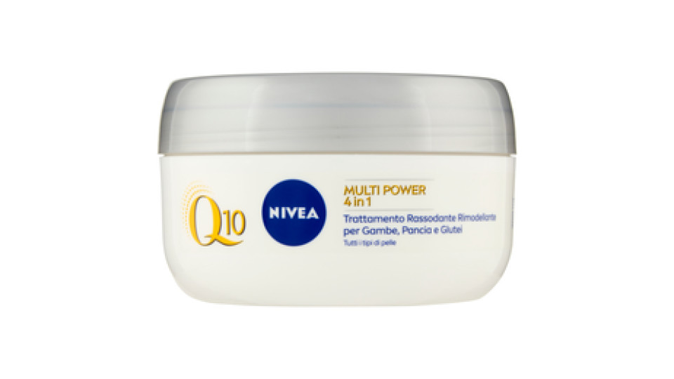 Nivea Q10 Multi Power 4 in 1 Trattamento Rassodante Rimodellante per Gambe, Pancia e Glutei 300 ml